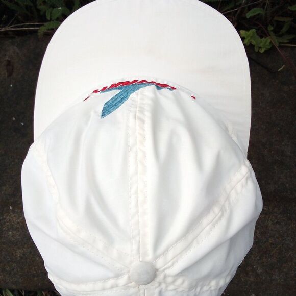 Vintage Piedmont Airlines Nylon Snap Back Trucker Hat Cap - Picture 4 of 6